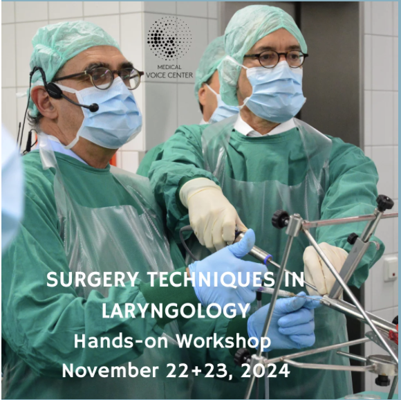 Surgery techniques in Laryngology hands-on course Hamburg, Germany | 22-23 Nov 2024